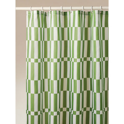 George Home shower curtain green 180x180 cm - British product