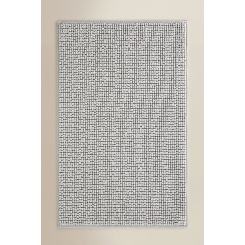 George Home light grey super-soft cotton towel and bath mat (British brand)