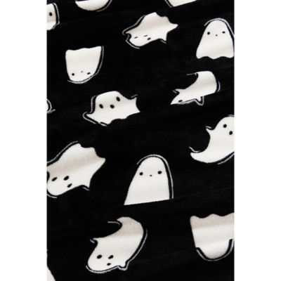 George Home Halloween Ghost Supersoft Throw 150x120cm, imported from the UK