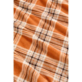 George Home supersoft throw orange check 150x120cm, UK version