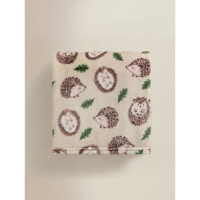 George Home hedgehog supersoft throw 150x120cm - British product