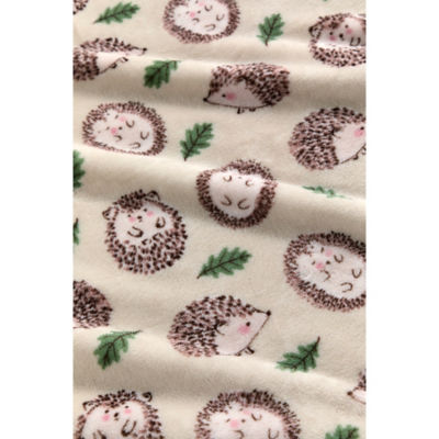 George Home hedgehog supersoft throw 150x120cm - British product