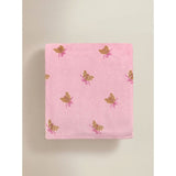 George Home Croissant supersoft throw in pink 150x120cm (British brand)