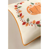 George Home Natural Pumpkin Bow cushion 45x45 cm (British brand)