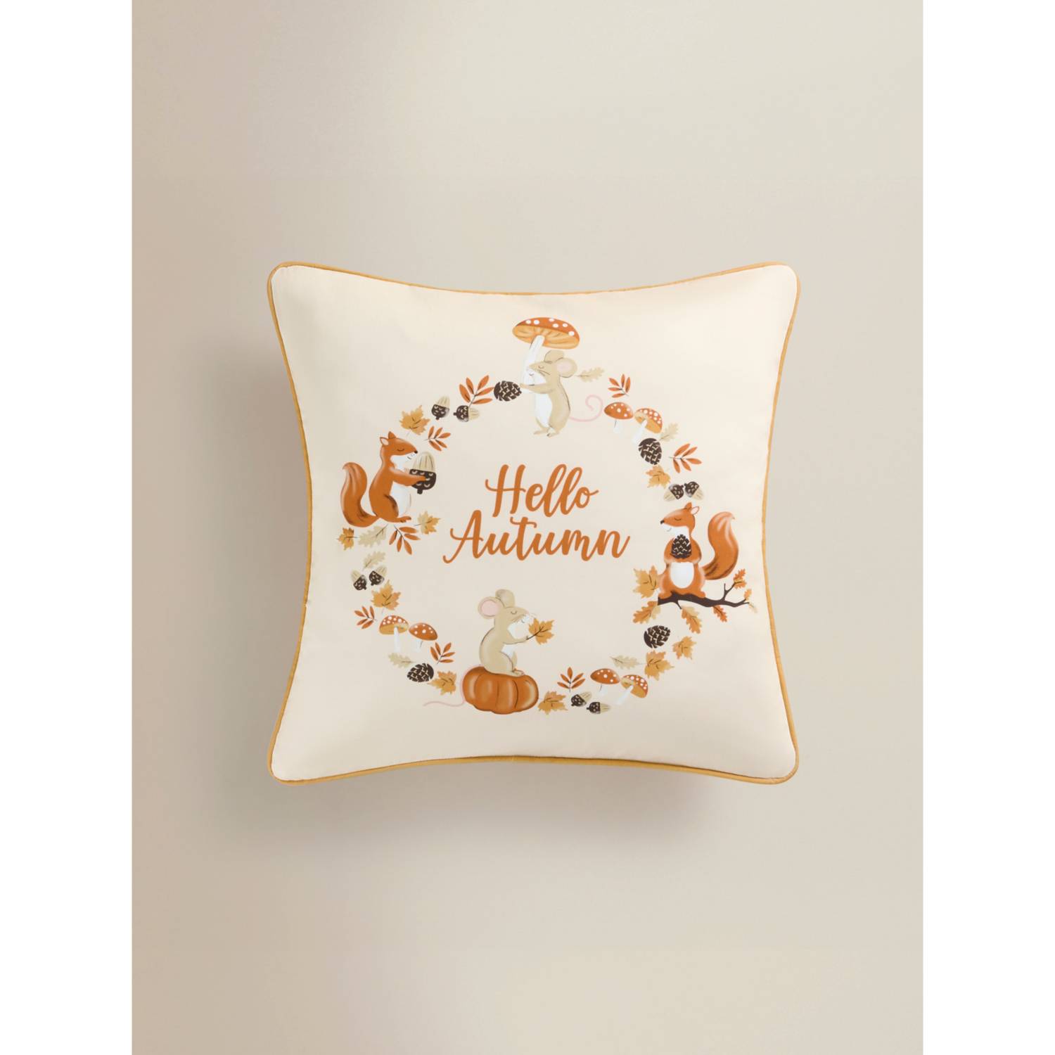 George Home autumn animals cushion 45x45 cm - British product