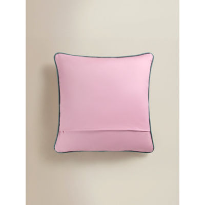 George Home pink printed bow cushion 45x45 cm (British brand)