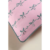 George Home pink printed bow cushion 45x45 cm (British brand)