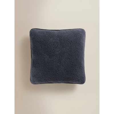 George Home pleather trim boucle grid cushion 45x45cm - British product