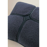 George Home pleather trim boucle grid cushion 45x45cm - British product