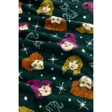 George Home Hocus Pocus green Halloween throw 150x120cm - British product