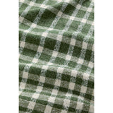 George Home brushed tassel check throw 150x120cm, UK version