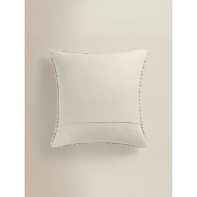 George Home natural textured diamond cushion 45x45 cm, UK version