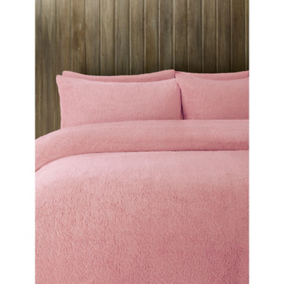 GH duvet set with soft teddy finish - British product