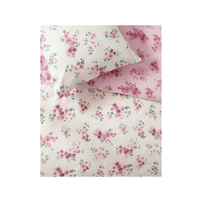 George Home duvet set pink inky floral king, imported from the UK