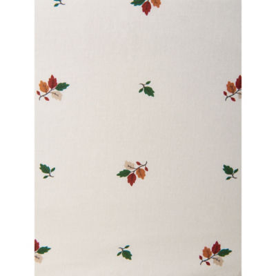 George Home autumn leaves print fitted sheet double - British product