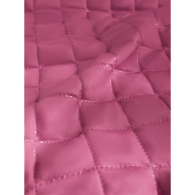 Polka dot scalloped throw pink 150x200cm - British product