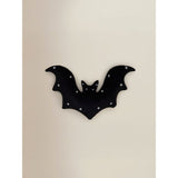 Stacey Solomon black bat-shaped cushion 50x30cm (British brand)