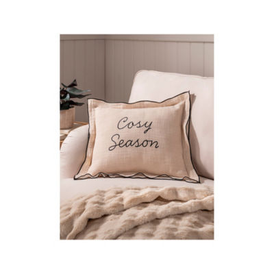 Stacey Solomon Natural Cosy Season cushion 35x45cm, UK version