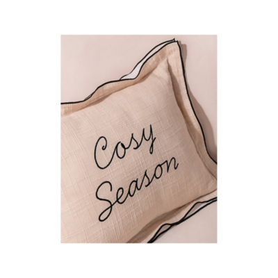 Stacey Solomon Natural Cosy Season cushion 35x45cm, UK version
