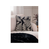 Stacey Solomon black embroidered fern cushion 45x45cm - British product