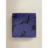 George Home super-soft polyester throw navy 150x120cm - British product