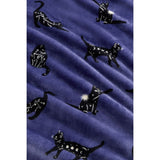 George Home super-soft polyester throw navy 150x120cm - British product
