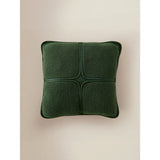 George Home pleather trim boucle grid cushion 45x45cm - British product