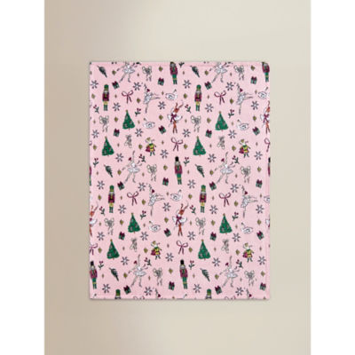 GH throw blanket multi-coloured pink 150 x 120 cm, imported from the UK