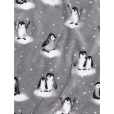 Sherpa throw blanket Winter Penguin 120x150cm, UK version