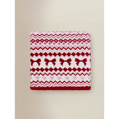 George Home multi-coloured polyester throw 120x150cm, imported from the UK