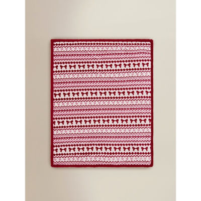 George Home multi-coloured polyester throw 120x150cm, imported from the UK