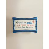 Blue Polar Express cushion 35x50cm, imported from the UK