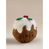 Christmas pudding cushion 30x30 cm polyester - British product