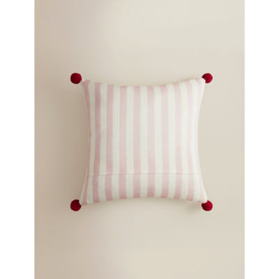 Fab Yuleous pink slogan cushion 45cm - British product
