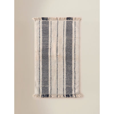 ASDA George Home Navy Cotton Bath Mat 50 x 80cm- Buy online at McGrocer
