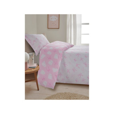 GH pink reversible duvet set - British product