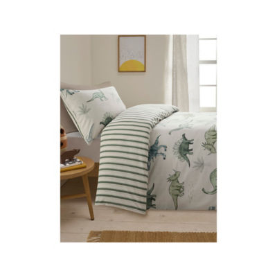 Dinosaur reversible duvet set single, UK version