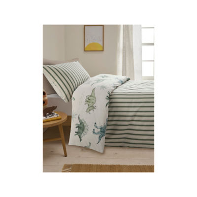 Dinosaur reversible duvet set single, UK version