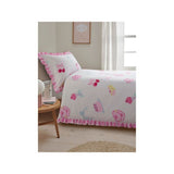 Sweet Treats cake frill reversible duvet set white, imported from the UK