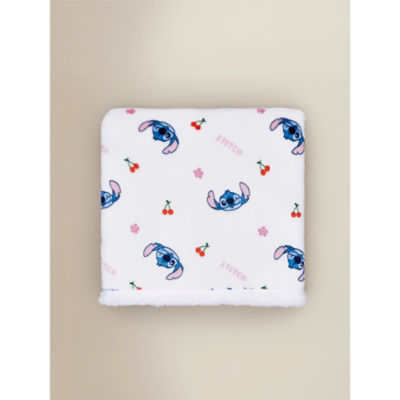 Disney Stitch white sherpa blanket 70x100cm (British brand)