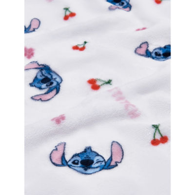 Disney Stitch white sherpa blanket 70x100cm (British brand)