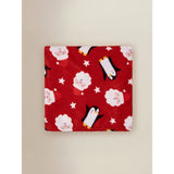 GH fleece blanket in red, 120x150cm - British product