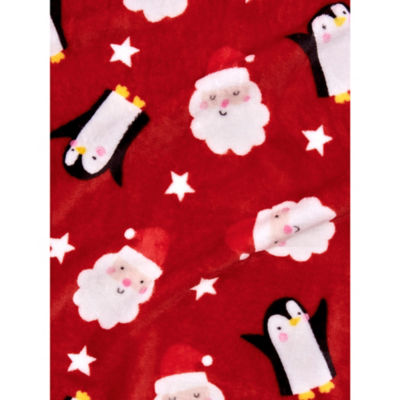 GH fleece blanket in red, 120x150cm - British product