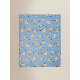 Blue Capybara gaming fleece blanket blue 120x150 cm (British brand)