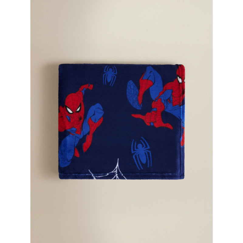 Marvel Spider-Man fleece blanket navy polyester 120x150 cm, imported from the UK
