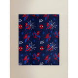 Marvel Spider-Man fleece blanket navy polyester 120x150 cm, imported from the UK