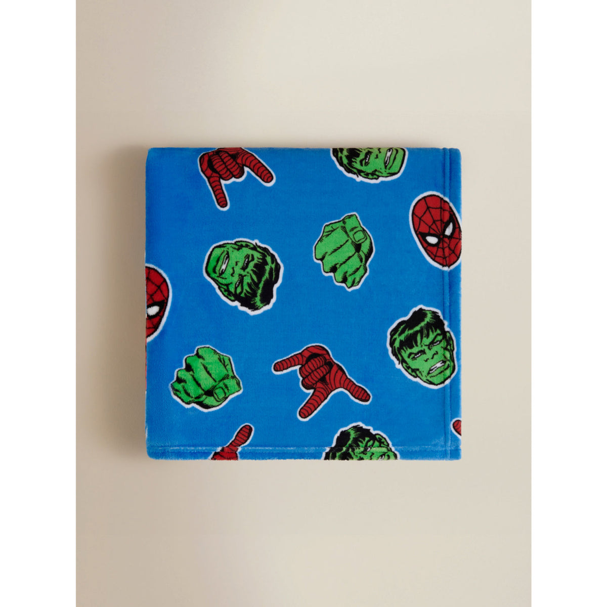 Marvel Hulk navy fleece blanket 120x150cm, UK version