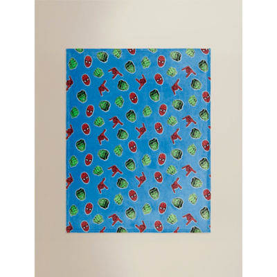 Marvel Hulk navy fleece blanket 120x150cm, UK version