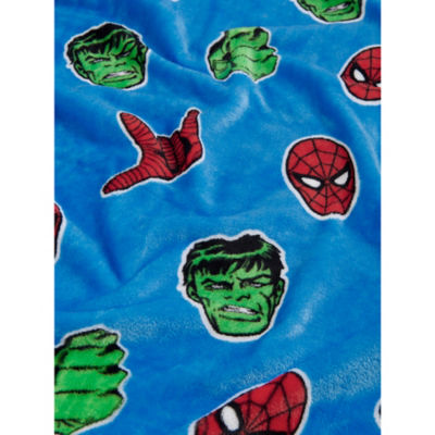 Marvel Hulk navy fleece blanket 120x150cm, UK version