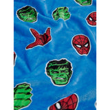 Marvel Hulk navy fleece blanket 120x150cm, UK version